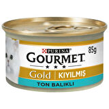 Purina Gourmet Gold Kıyılmış Ton Balıklı Kedi Yaş Mama 85 gr x 24 Ade