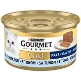 Purina Gourmet Gold Kıyılmış Ton Balıklı Kedi Yaş Mama 85 gr x 24 Ade
