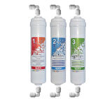 Sulook Ihlas Aura Cebilon Plus Uyumlu Su Arıtma Cihazı 12 Inç Inline 5'li Membranlı Filtre Seti