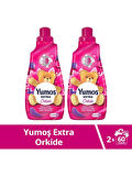 Extra Orkide Konsantre Çamaşır Yumuşatıcı 1440 ml 60 Yıkama X2