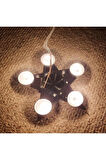 CosmosCraft plastik pentagram mumluk,siyah