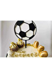Cosmos Craft Futbol Topu Pasta Süsü,plastik,19 Cm