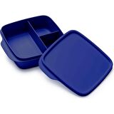 Tupperware Bölmeli Beslenme Kutusu 550ML Gece Mavisi