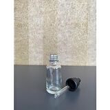Ziylan 10 ml Şeffaf Cam Şişe Damlalıklı 24 Adet