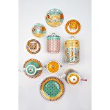Lucky Art Eliana Bone Porselen Karışık Desenli Kavanoz 16 cm LYHD 588