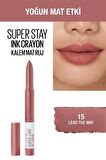 Super Stay Ink Crayon Kalem Mat Ruj - 15 Lead The Way