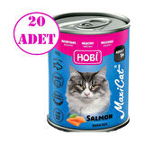 Maxicat Somon Balıklı Yetişkin Kedi Konservesi 400 gr 20 Ad