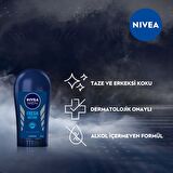 NIVEA Men Erkek Stick Deodorant Fresh Active 40ml, Ter ve Ter Kokusuna Karşı 48 Saat Deodorant Koruması