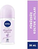 Nivea Double Effect Antiperspirant Ter Önleyici Leke Yapmayan Kadın Roll-On Deodorant 50 ml