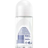 NIVEA Kadın Roll On Deodorant Black&White Invisible Güçlü Etki 50ml,Ter ve Ter Kokusuna Karşı 48 Saat Anti-perspirant Koruma