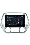 HYUNDAİ İ20 ANDROİD MULTİMEDYA CARPLAY OEM 4GB RAM+64GB HDD ANALOG NAVİGOSYAN TUŞLU EKRAN