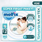 Molfix Premium Süper Fırsat Paketi 2 Beden 140 Adet