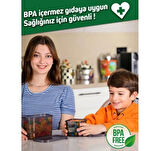 SAKLAMA BAKLİYAT ERZAK KABI 1200ML 12 SET