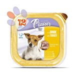 Plaisir Pate 150Gr Hindi Etli Yaş Köpek Maması 12Adet