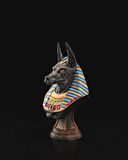 Antik Mısır Tanrısı Anubis Büst-Figür-Biblo 15 CM (Orta Boy)