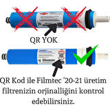 Filmtec Su Arıtma Cihazı Membran Filtresi 75 Gpd Qr (Karekod)