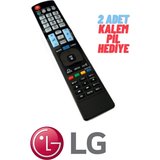 Uzaktan Kumanda Tüm TV'lerde Kullanılan Tek Model Uyumlu Philips 2 Adet Kalem Pil Hediyeli
