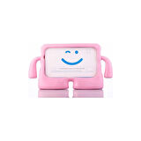 Teleplus iPad 6 Air 2 Kılıf Ibuy Karakter Tutacaklı Silikon  Pembe