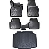 Skoda Kamiq 2019 Sonrası 3D Paspas+Bagaj Havuzu Seti