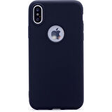Teleplus Apple iPhone x Kılıf Premier Silikon Kılıf Mat Kılıf Siyah
