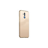 Teleplus Huawei Mate 20 Lite Kılıf Premier Esnek Lüx Silikon Gold