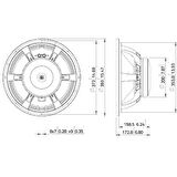 Lavoce WAF154.02 Çıplak Hoparlör 15'' 1600 Watt