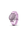 Garmin Lily 2 Active Gümüş, Mor Yasemin Silikon Kayışlı