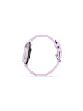 Garmin Lily 2 Active Gümüş, Mor Yasemin Silikon Kayışlı