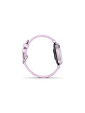 Garmin Lily 2 Active Gümüş, Mor Yasemin Silikon Kayışlı