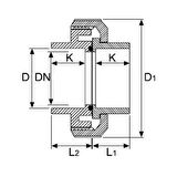 PVC RAKOR ( Ø 63 ) ( 1 ADET )