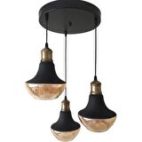 Mylight Retro 3'lü Sarkıt Avize 30 cm