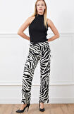 KADIN ZEBRA DESENLİ PANTOLON
