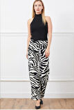 KADIN ZEBRA DESENLİ PANTOLON