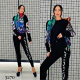 Kurukafalı Yelekli Crystal Taşlı Üçlü Takım - RENKLİ