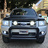 Ford Ranger Ön Kaput Koruyucu Rüzgarlık Deflektör Akrilik ABS 4mm Parlak Siyah 2007-2009