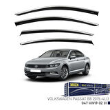 Vw Passat b8 Kromlu Cam Rüzgarlığı Niken 2015-2019 arası Uyumlu