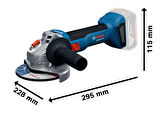 Bosch GWS 18V-8 2x5.0Ah Çift Akülü Taşlama