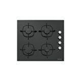 Silverline Siyah Ankastre Set :soho Siyah 60 cm Cam Davlumbaz , CS5335B01 Siyah Ankastre Cam Ocak , B06502B01 Siyah Ankastre Fırın