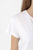 Blackpink JenChooLiChaeng Hangul Beyaz Kadın Bisikletyaka Tshirt
