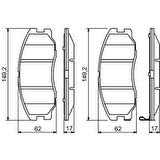 Ön Balata Captıva-antara 06-11 V6-2,0-2,0cdtı-2,2d-2,43,0-3,2
