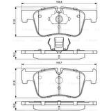 Ön Balata Bmw 1-serı 10->(f20)/3-serı 11->(f30)/4-serı 13->(f32) 