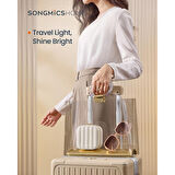 SONGMICS HOME ANAH Koleksiyonu JBC179W01 Seyahat Takı Kutusu
