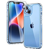 Teleplus Apple iPhone 15 Kılıf Arclyc Coss Tpu Kapak + Nano Ekran Koruyucu + Kamera Koruyucu