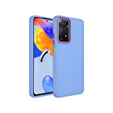 Teleplus Xiaomi Redmi Note 11S Global Kılıf Luna Buton Tuşlu Soft Silikon Lila
