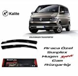 Vw Transporter T6 Mugen Cam Rüzgarlığı 2016 sonrası 2'li Sunplex