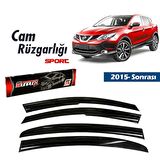 Nissan Qashqai Mugen Cam Rüzgarlığı 2015 sonrası 4'lü Sunplex