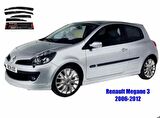 Renault Clio 3 hb Mugen Cam Rüzgarlığı 2006-2012 arası 4'lü Sunplex