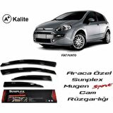 Fiat Punto Mugen Cam Rüzgarlığı 2005-2015 arası 4'lü Sunplex