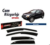 Kia Sorento Mugen Cam Rüzgarlığı 2003-2010 arası 4'lü Sunplex