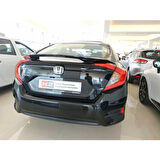 Çmk Honda Civic Fc5 V Style Spoiler Piano Black